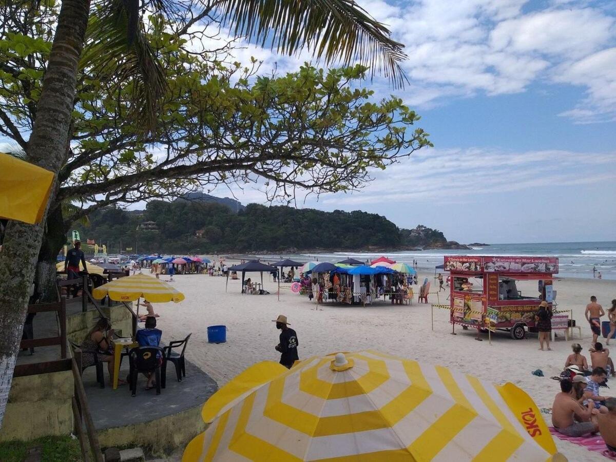 Cantinho Do Sossego Na Praia Grande Ubatuba Apartment Luaran gambar